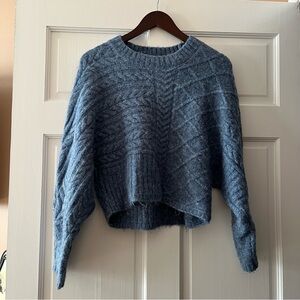 Abercrombie & Fitch Blue Crew Neck Sweater Size XXS/XS